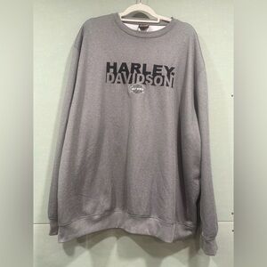 Harley-Davidson Gray Men's Crewneck Sweatshirt